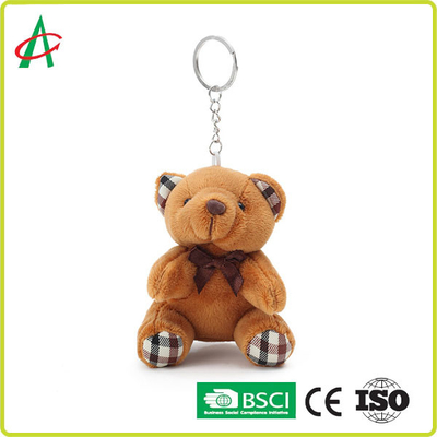 Los PP Mini Stuffed Bear Keychain llenado algodón BSCI certificaron