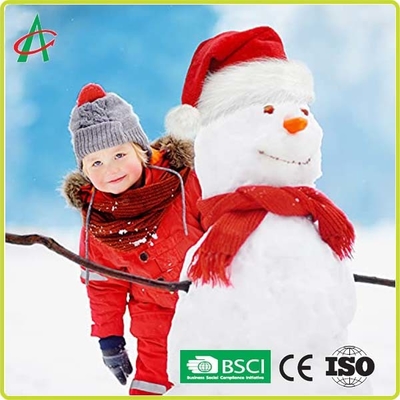 Sombreros rojos de la Navidad del terciopelo de los niños unisex alérgicos antis