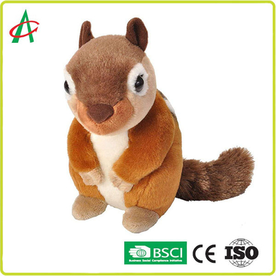 AZO 8" lavable libre felpa Toy For Kids And Adults de la ardilla listada
