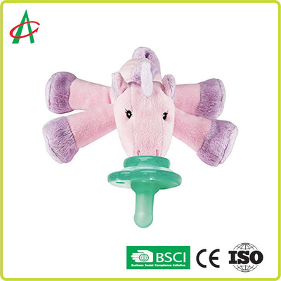 7&quot; x 6&quot; Unicorn Stuffed Animal With Pacifier lindo