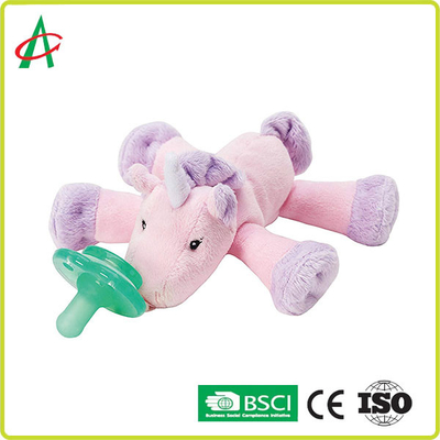 7&quot; x 6&quot; Unicorn Stuffed Animal With Pacifier lindo