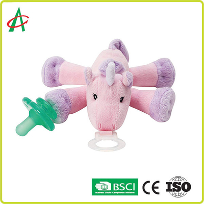 7&quot; x 6&quot; Unicorn Stuffed Animal With Pacifier lindo