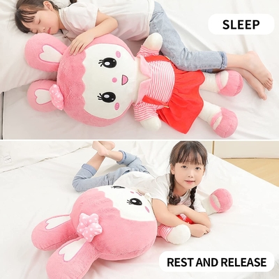 ISO9001 ASTM 40" almohada linda no tóxica de la felpa del conejo
